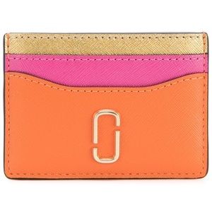 MARX JACOBS multicolor leather card case